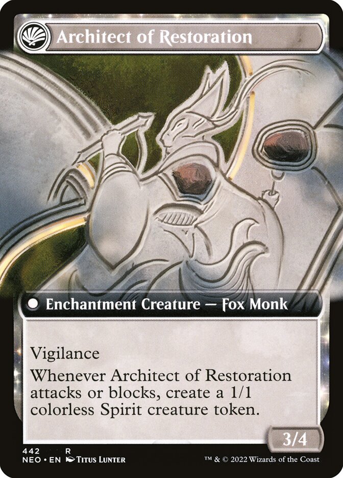 The Restoration of Eiganjo (Extended Art) (Back)