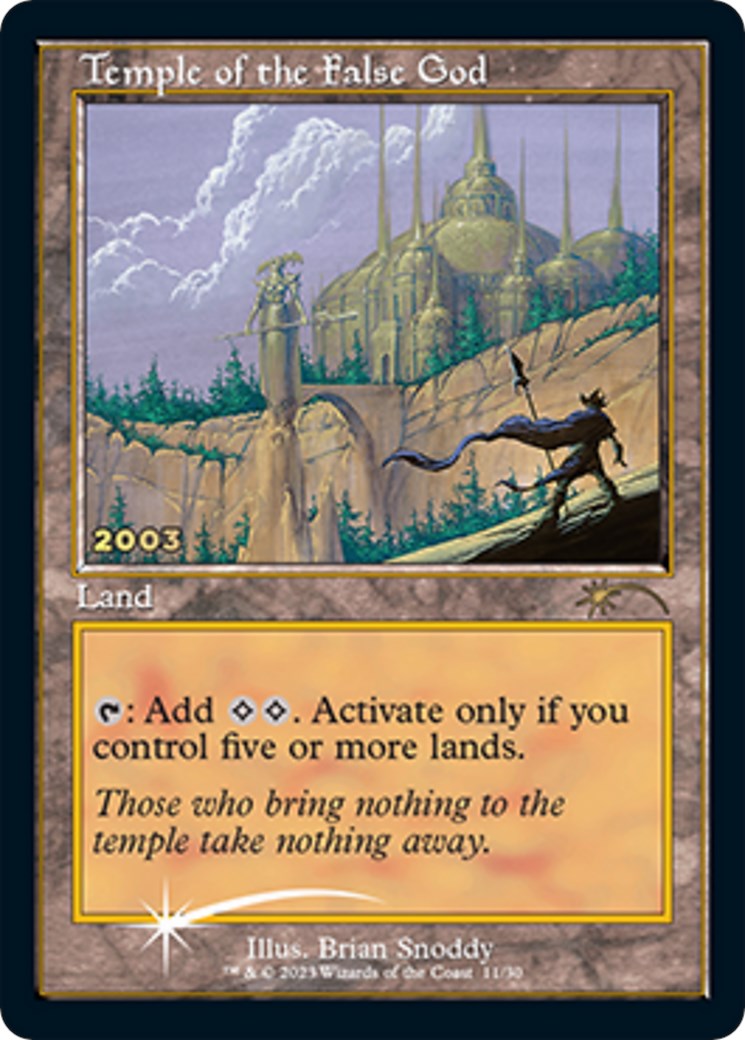 Temple of the False God