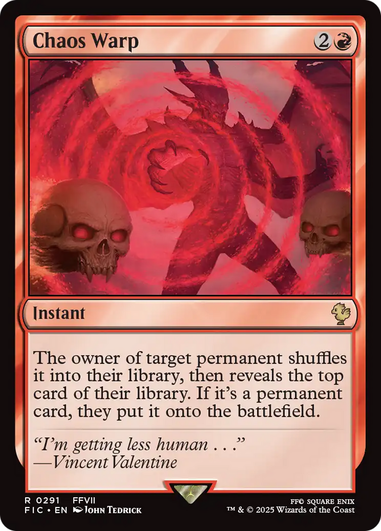 Chaos Warp [FINAL FANTASY Commander]