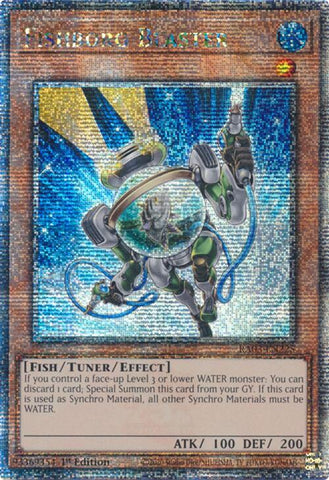 Fishborg Blaster (Quarter Century Secret Rare) [RA03-EN225] Quarter Century Secret Rare