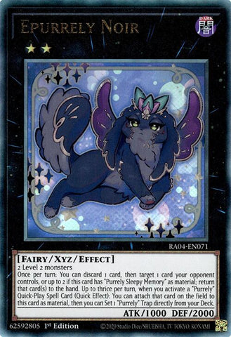 Epurrely Noir [RA04-EN071] Prismatic Ultimate Rare