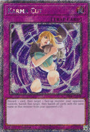 Karma Cut [RA04-EN128] Platinum Secret Rare