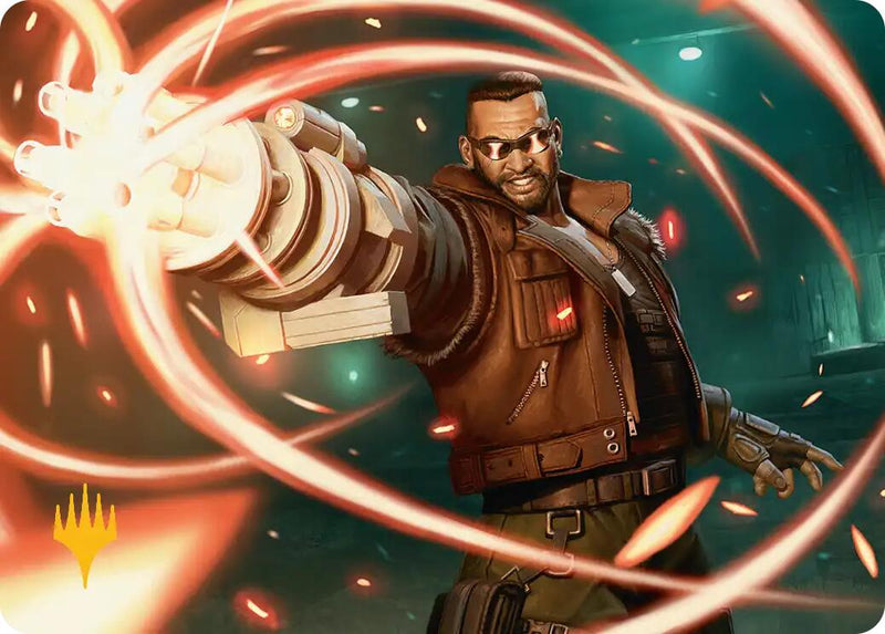 Barret Wallace Art Card (Gold-Stamped Planeswalker Symbol) [FINAL FANTASY Art Series]