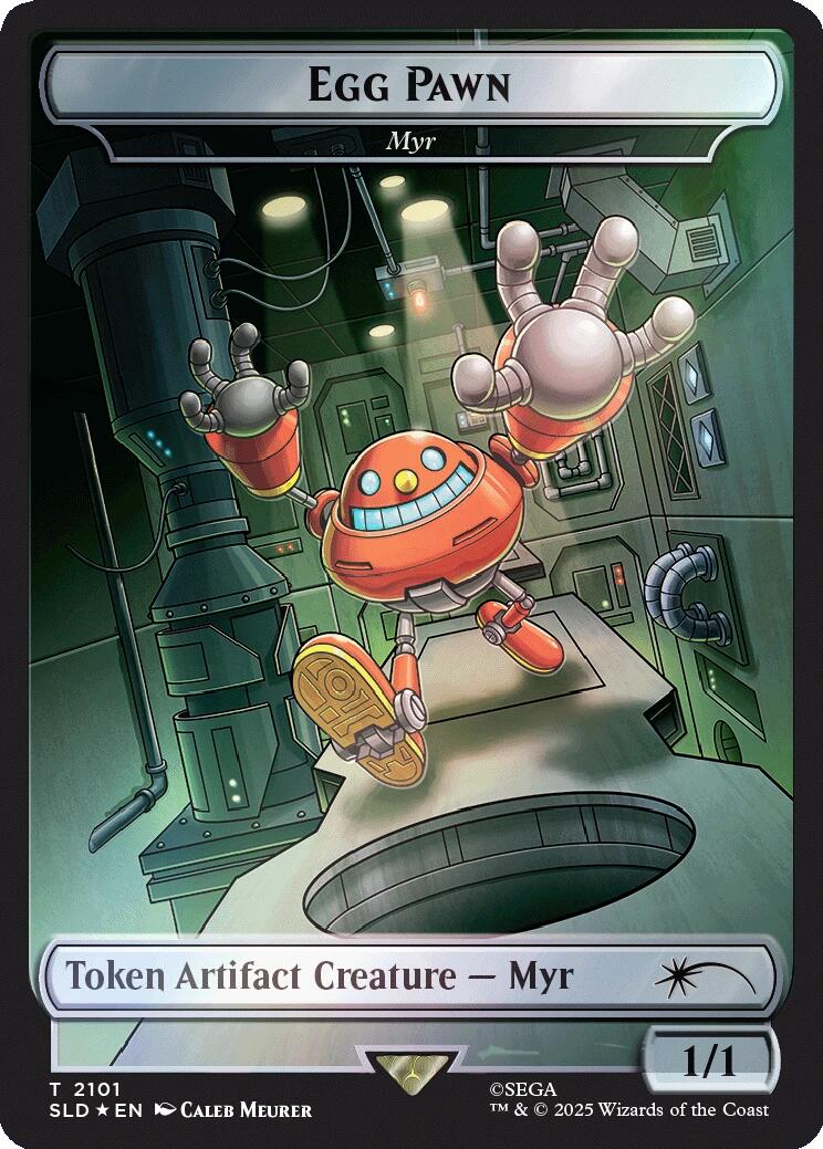 Egg Pawn - Myr Token (Rainbow Foil) [Secret Lair Drop Series]