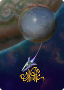 Reflecting Pool Art Card (Gold-Stamped Signature) [Edge of Eternities Art Series]