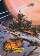 Petrified Field Art Card (Gold-Stamped Signature) [Edge of Eternities Art Series]