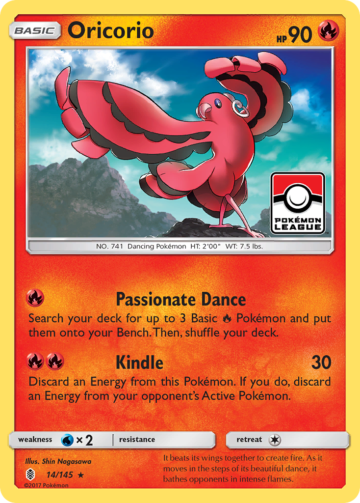 Oricorio (14/145) [Sun & Moon: Guardians Rising]