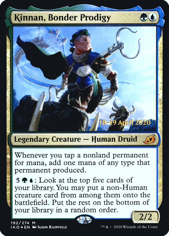 Kinnan, Bonder Prodigy [Ikoria: Lair of Behemoths Prerelease Promos]