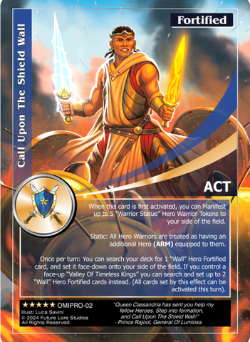 Call Upon The Shield Wall (OMNIPRO-02) [Guardians' Creed - 1st Edition]