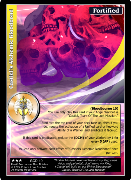 Castiel's Alchemic Bloodbond (GCD-19) [Guardians' Creed - 1st Edition]