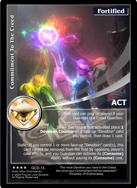 Commitment To The Creed (GCD-15) [Guardians' Creed - 1st Edition]
