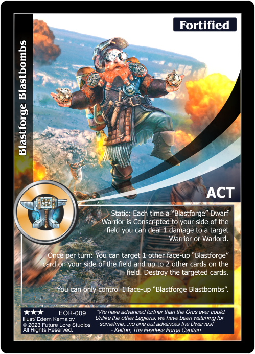 Blastforge Blastbombs (EOR-009) [Empires on the Rise - 1st Edition]