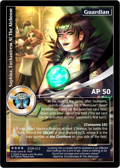 Saphina, Enchantress At The Alehouse (EOR-012) [Empires on the Rise - 1st Edition]
