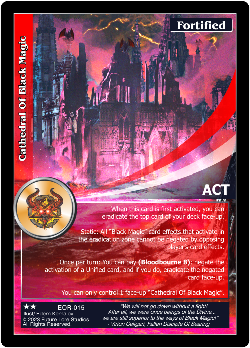 Cathedral of Black Magic (EOR-015) [Empires on the Rise - 1st Edition]