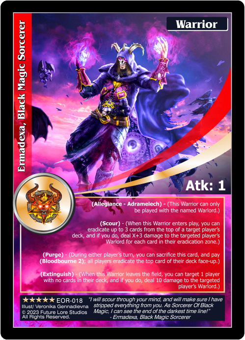 Ermadexa, Black Magic Sorcerer (EOR-018) [Empires on the Rise - 1st Edition]