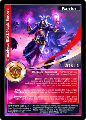 Ermadexa, Black Magic Sorcerer (EOR-018) [Empires on the Rise - 1st Edition]