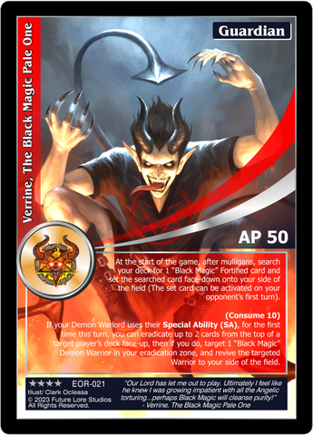 Verrine, The Black Magic Pale One (EOR-021) [Empires on the Rise - 1st Edition]