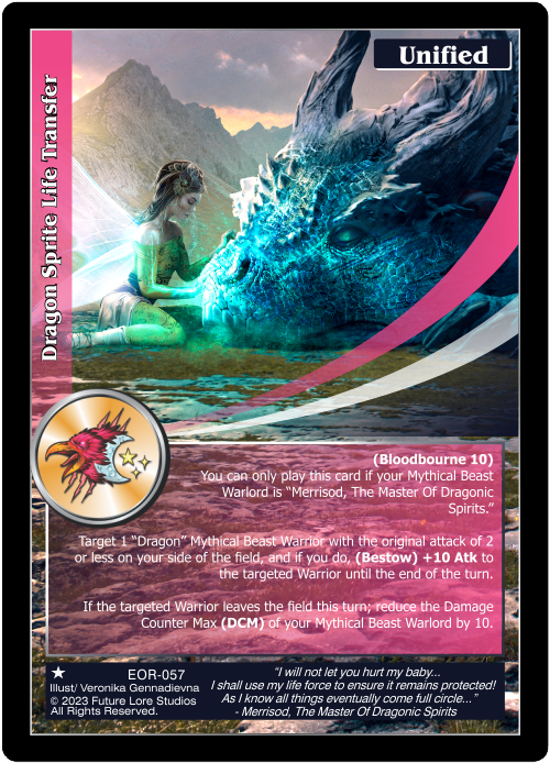 Dragon Sprite Life Transfer (EOR-057) [Empires on the Rise - 1st Edition]