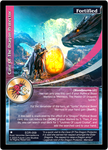 Cave Of The Dragon Protector (EOR-059) [Empires on the Rise - 1st Edition]