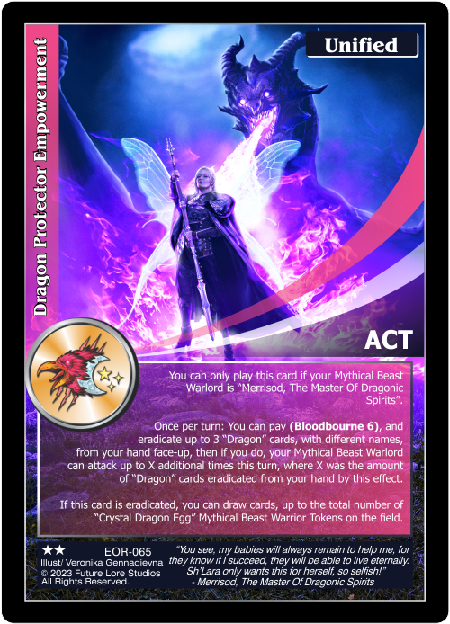 Dragon Protector Empowerment (EOR-065) [Empires on the Rise - 1st Edition]