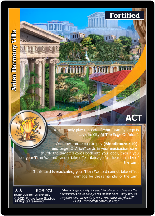 Arion Harmony Villa (EOR-073) [Empires on the Rise - 1st Edition]