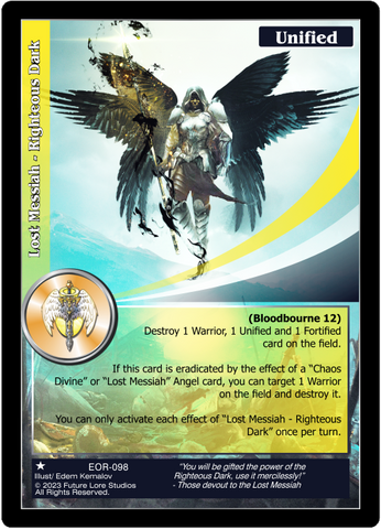 Lost Messiah - Righteous Dark (EOR-098) [Empires on the Rise - 1st Edition]