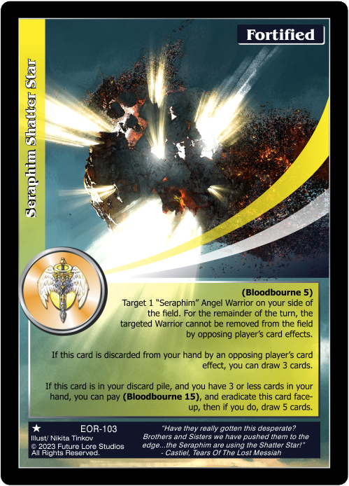 Seraphim Shatter Star (EOR-103) [Empires on the Rise - 1st Edition]