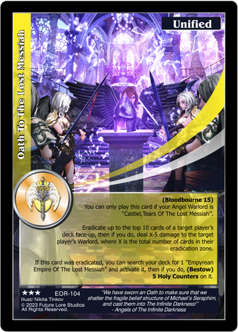 Oath To The Lost Messiah (EOR-104) [Empires on the Rise - 1st Edition]