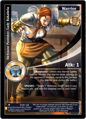 Alehouse Punisher, Lady Bakabela (EOR-109) [Empires on the Rise - 1st Edition]