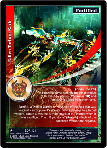 Fallen Torture Rack (EOR-124) [Empires on the Rise - 1st Edition]