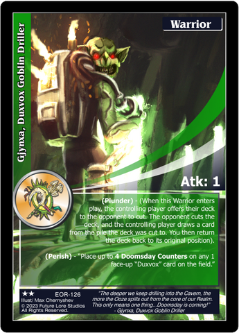 Gjynxa, Duxvox Goblin Driller (EOR-126) [Empires on the Rise - 1st Edition]