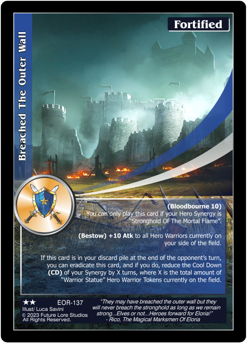 Breached The Outer Wall (EOR-137) [Empires on the Rise - 1st Edition]