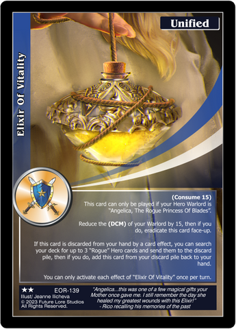Elixir of Vitality (EOR-139) [Empires on the Rise - 1st Edition]