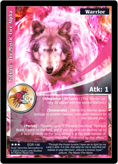 Jolkure, The Mystic Fire Alpha (EOR-146) [Empires on the Rise - 1st Edition]