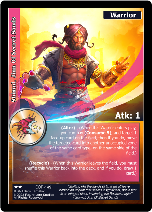 Shimul, Jinn Of Secret Sands (EOR-149) [Empires on the Rise - 1st Edition]