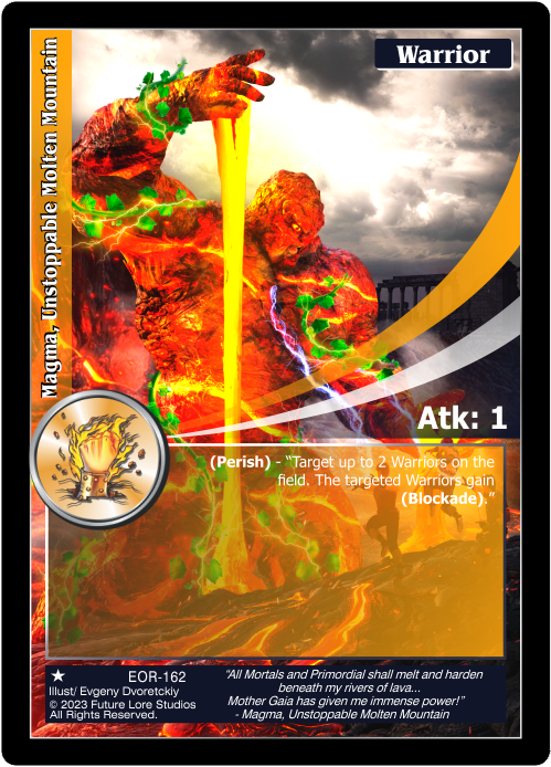 Magma, Unstoppable Molten Mountain (EOR-162) [Empires on the Rise - 1st Edition]