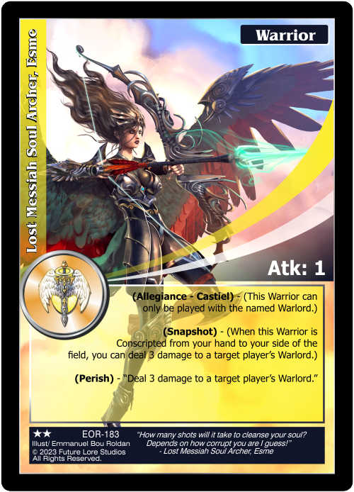 Lost Messiah Soul Archer, Esme (EOR-183) [Empires on the Rise - 1st Edition]