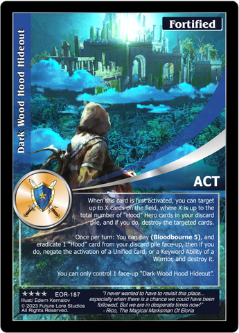 Dark Wood Hood Hideout (EOR-187) [Empires on the Rise - 1st Edition]