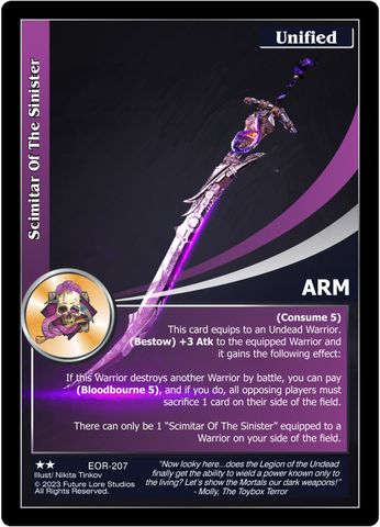 Scimitar Of The  Sinister (EOR-207) [Empires on the Rise - 1st Edition]