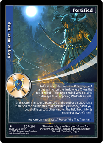 Rogue Wire Trap (EOR-210) [Empires on the Rise - 1st Edition]