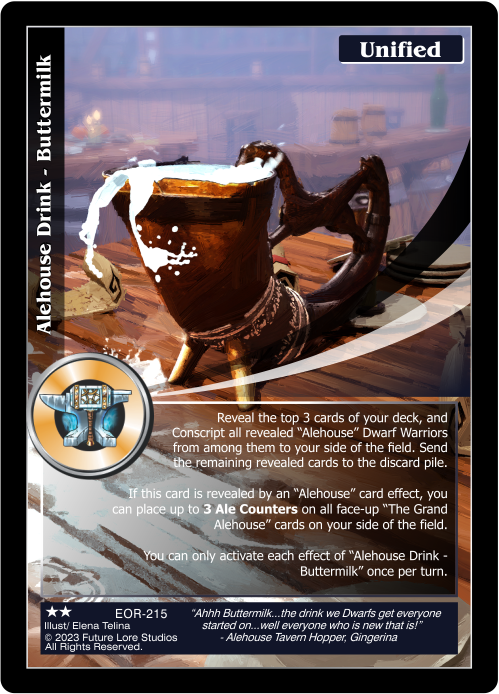 Alehouse Drink - Buttermilk (EOR-215) [Empires on the Rise - 1st Edition]