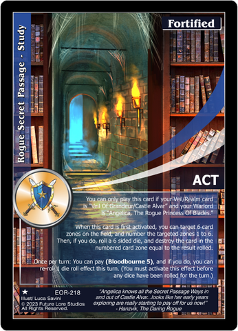 Rogue Secret Passage - Study (EOR-218) [Empires on the Rise - 1st Edition]