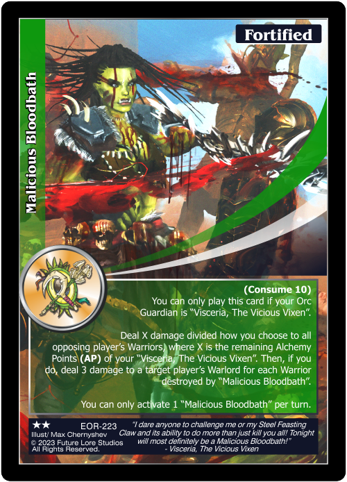 Malicious Bloodbath (EOR-223) [Empires on the Rise - 1st Edition]