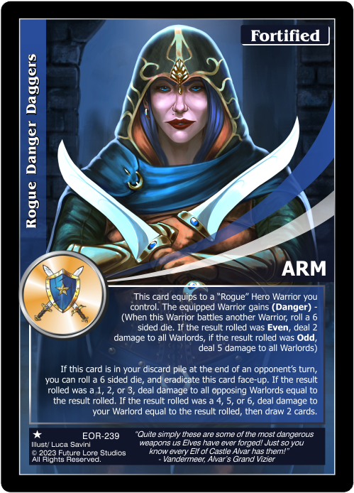 Rogue Danger Dagger (EOR-239) [Empires on the Rise - 1st Edition]