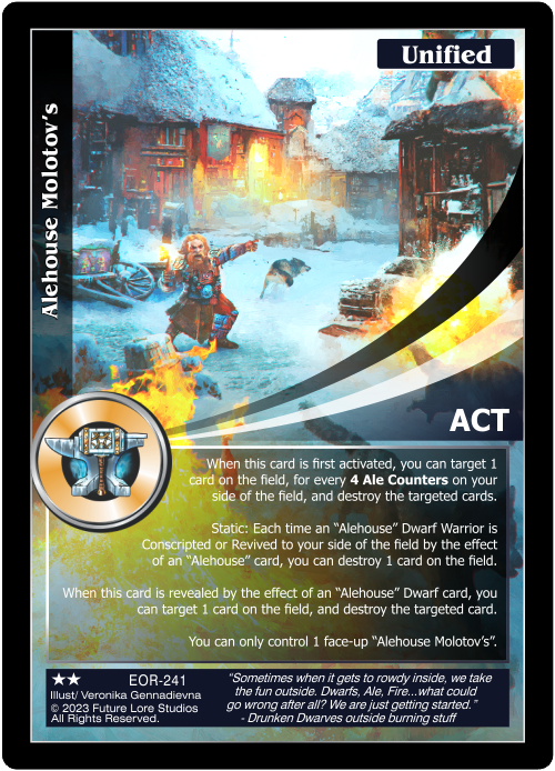 Alehouse Molotov's (EOR-241) [Empires on the Rise - 1st Edition]