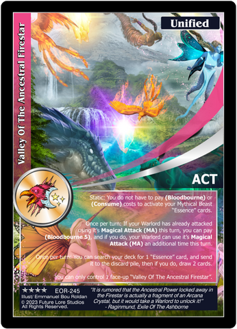Vallet Of The Ancestral Firestar (EOR-230) [Empires on the Rise - 1st Edition]