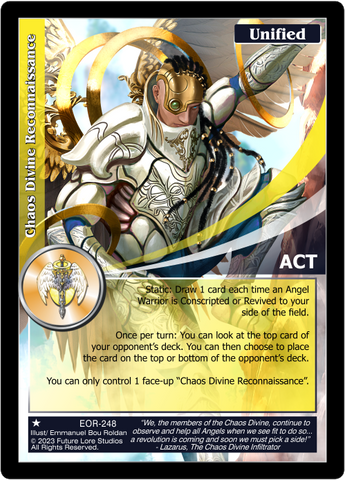 Chaos Divine Reconnaissance (EOR-248) [Empires on the Rise - 1st Edition]