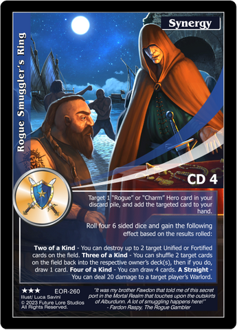 Rogue Smuggler's Ring (EOR-260) [Empires on the Rise - 1st Edition]
