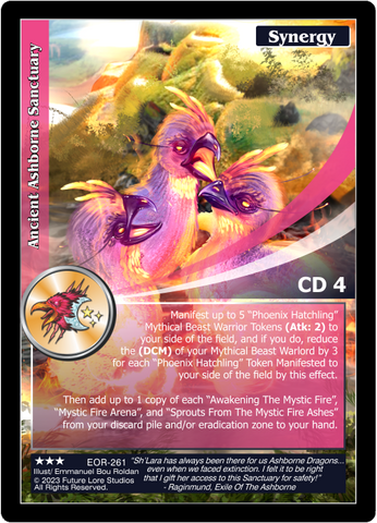 Ancient Ashborne Sanctuary (EOR-261) [Empires on the Rise - 1st Edition]