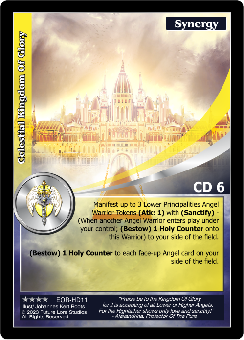 Celestial Kingdom Of Glory (EOR-HD11) [Empires on the Rise - 1st Edition]